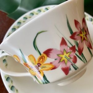 Portmeirion Jane Loudon’s LADIES FLOWER GARDEN Made in Britain Cup & Saucer